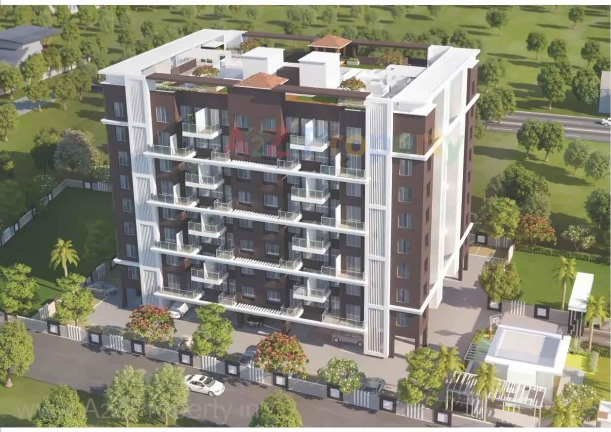 3D Elevation of real estate project Space Elena located at Bavadhan-bk, Pune, Maharashtra