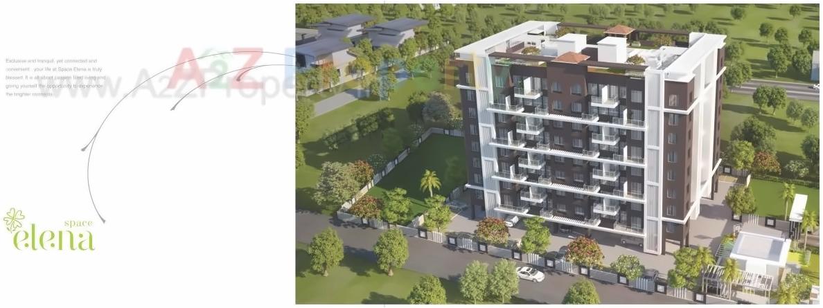 3D Elevation of real estate project Space Elena located at Bavadhan-bk, Pune, Maharashtra