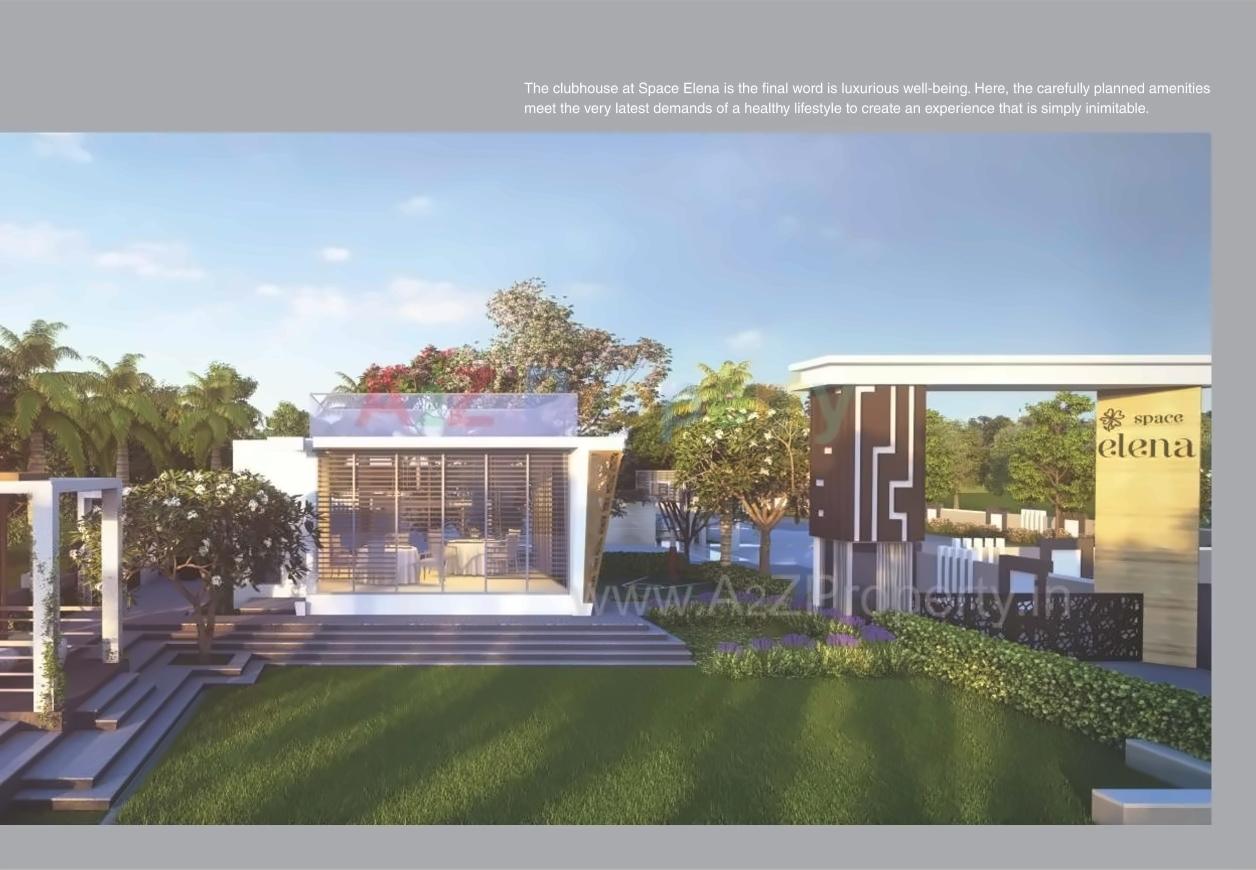 3D Elevation of real estate project Space Elena located at Bavadhan-bk, Pune, Maharashtra