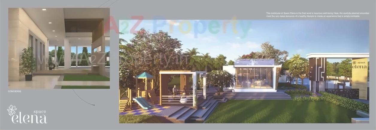 3D Elevation of real estate project Space Elena located at Bavadhan-bk, Pune, Maharashtra