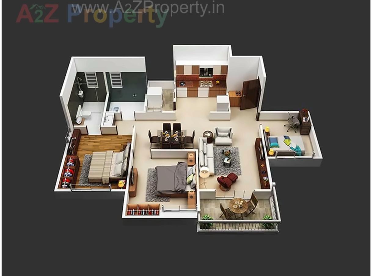 Layout of real estate project Splendid County located at Lohgaon, Pune, Maharashtra