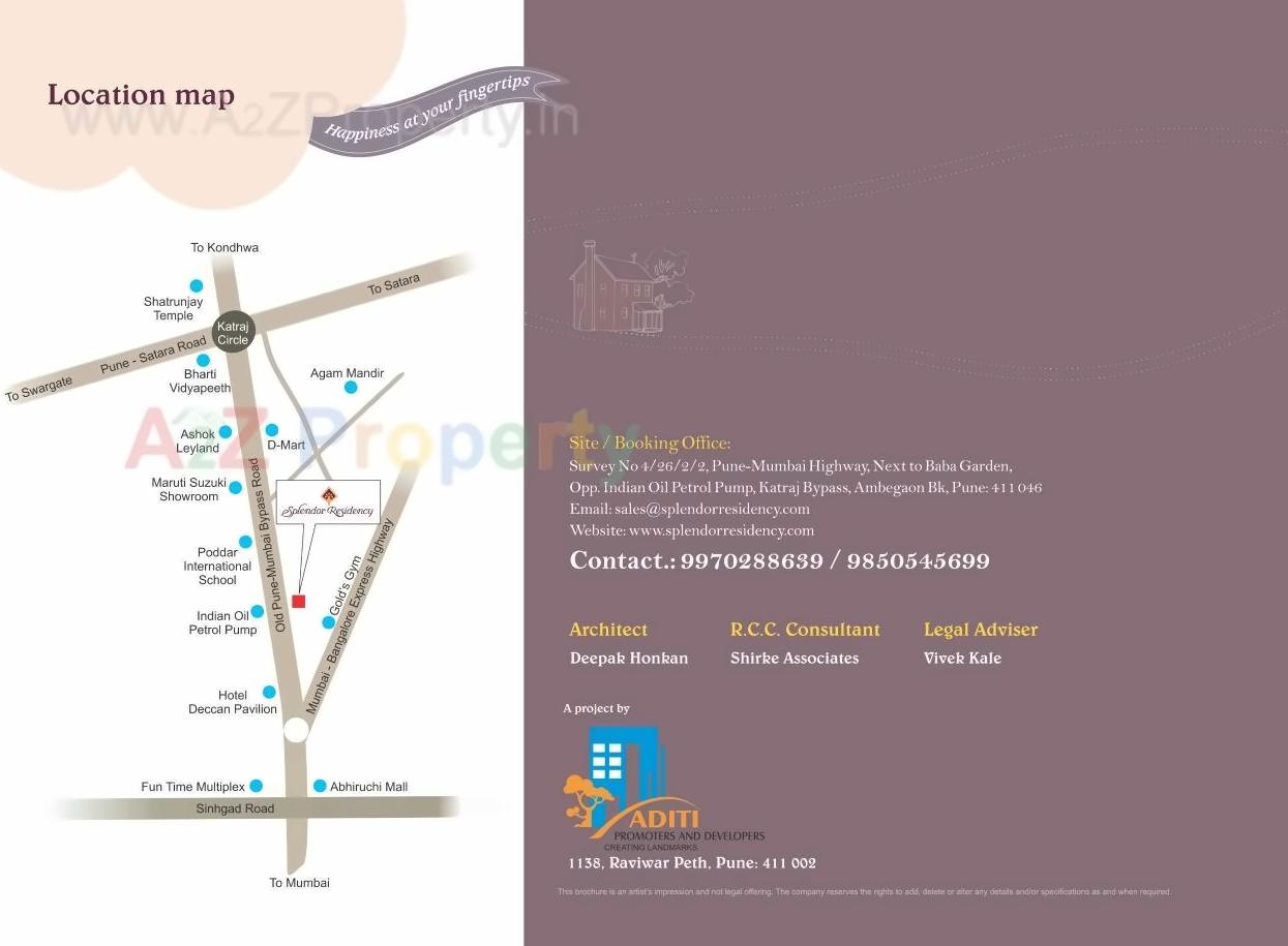  of real estate project Splendor Residency located at Ambegaon-bk, Pune, Maharashtra