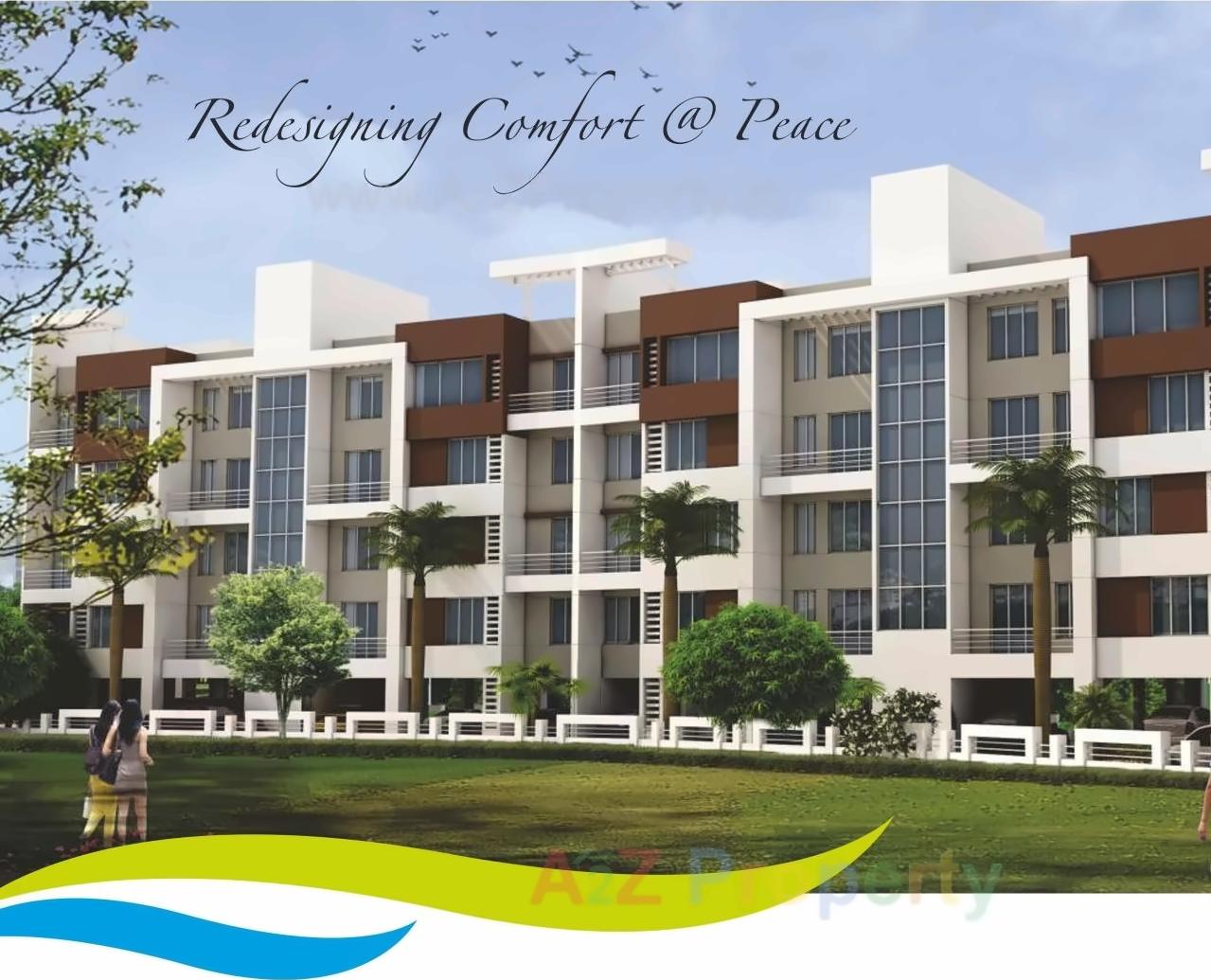 3D Elevation of real estate project Splendour Greens Seetai Lake located at Bhugaon, Pune, Maharashtra