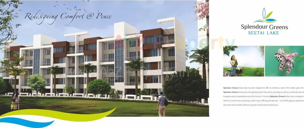 3D Elevation of real estate project Splendour Greens Seetai Lake located at Bhugaon, Pune, Maharashtra