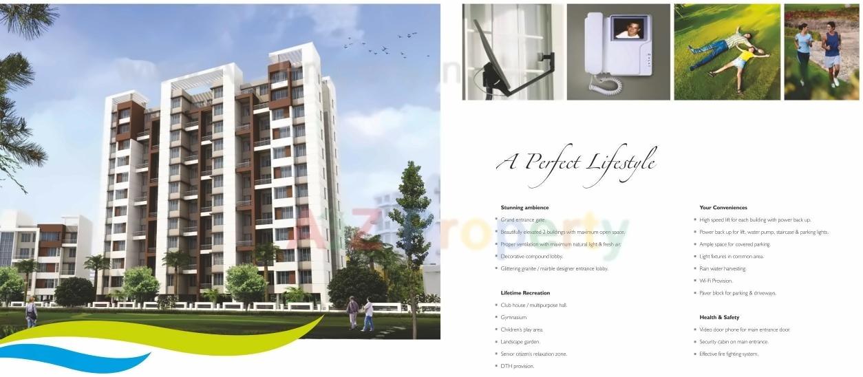 3D Elevation of real estate project Splendour Greens Seetai Lake located at Bhugaon, Pune, Maharashtra