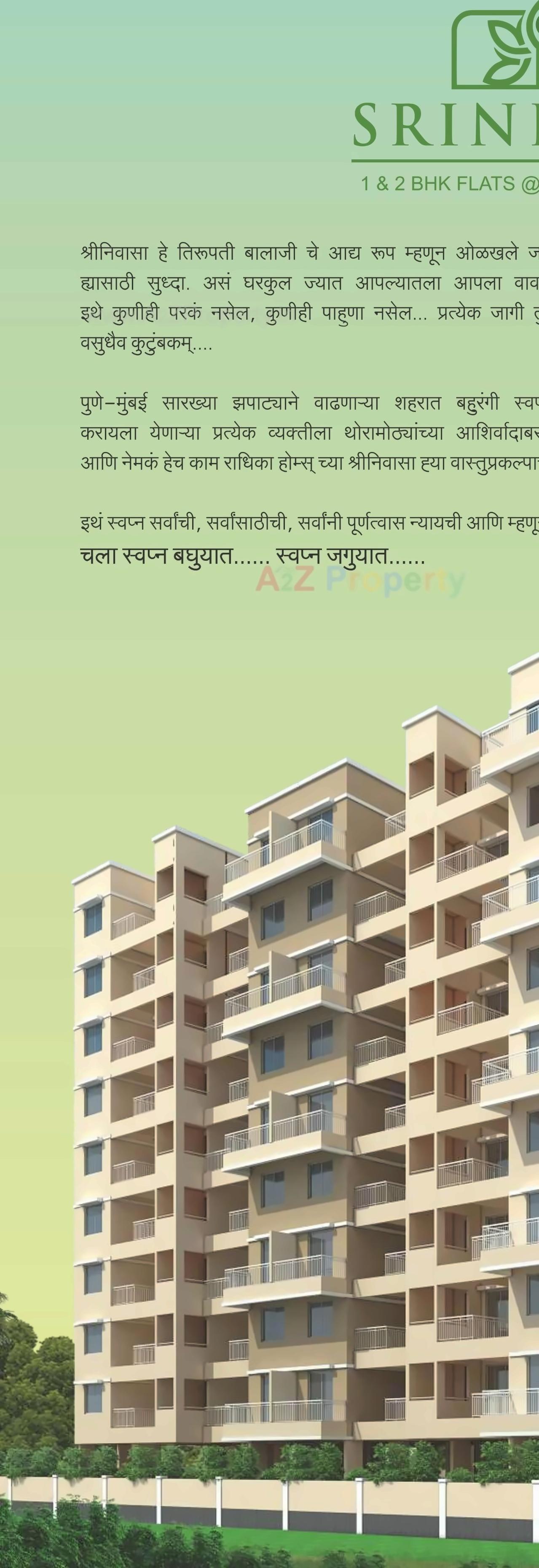 3D Elevation of real estate project Srinivasa located at Ambadvet, Pune, Maharashtra