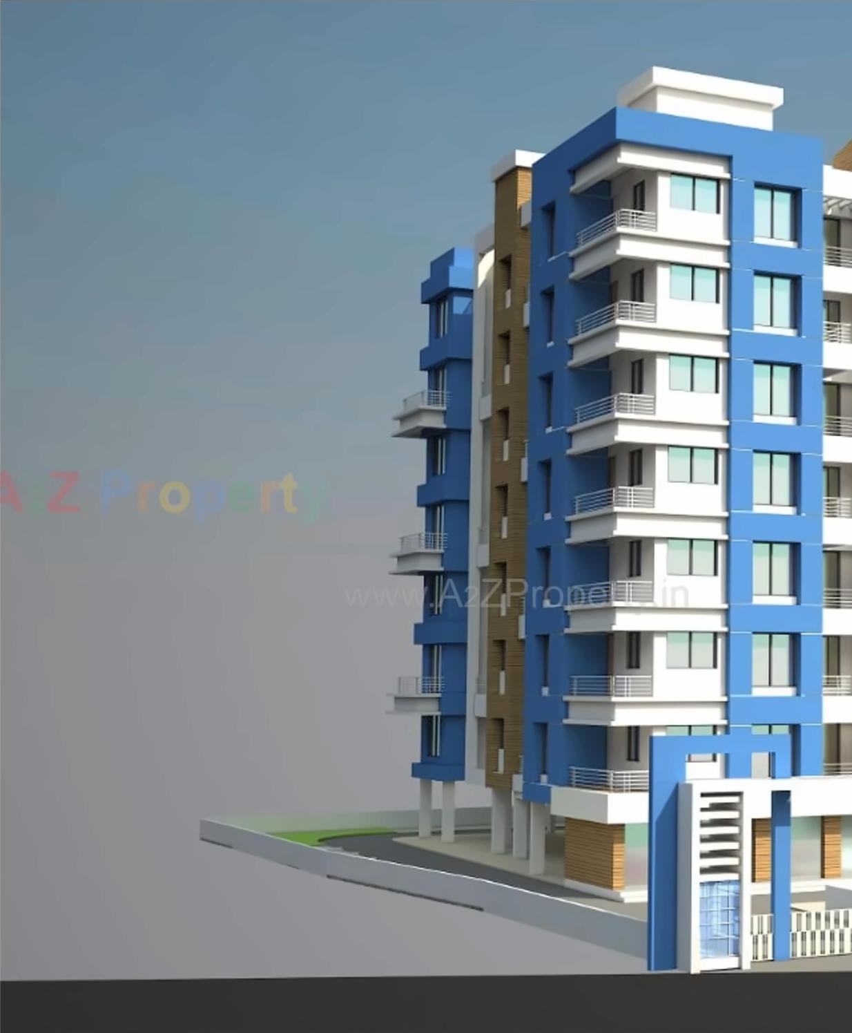 3D Elevation of real estate project Subhadra Heights located at Uravade, Pune, Maharashtra