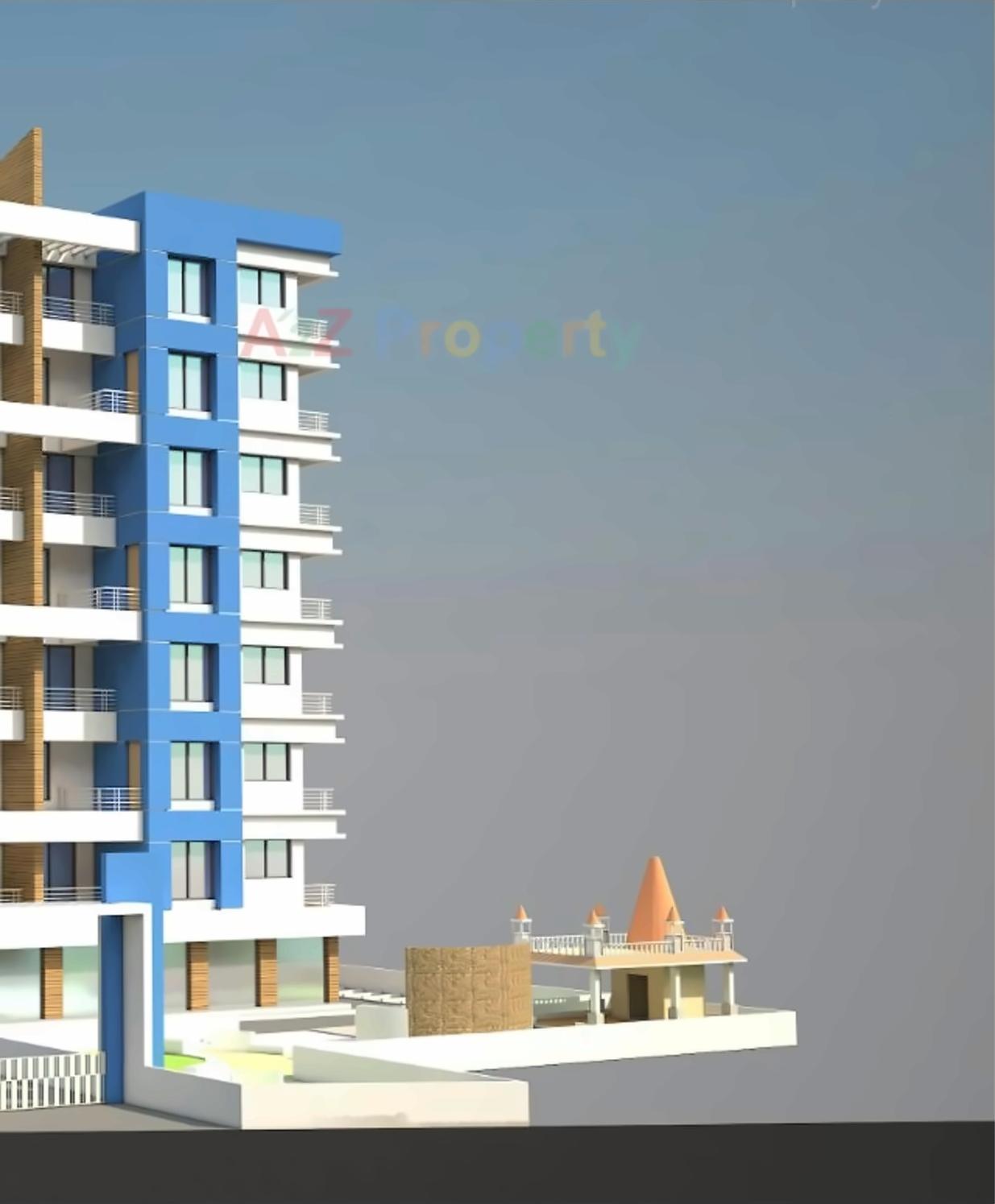 3D Elevation of real estate project Subhadra Heights located at Uravade, Pune, Maharashtra
