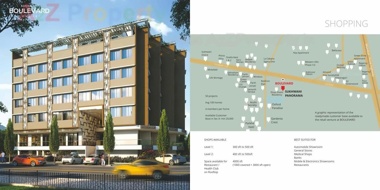  of real estate project Sukhwani Boulevard Commerz located at Sus, Pune, Maharashtra