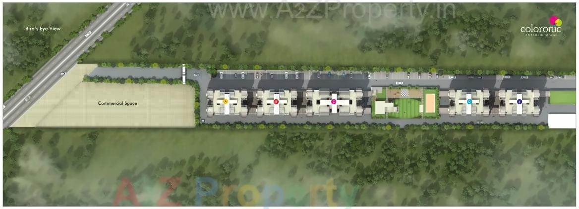 3D Elevation of real estate project Sukhwani Coloronic located at Pimpri-chinchawad-m-corp, Pune, Maharashtra