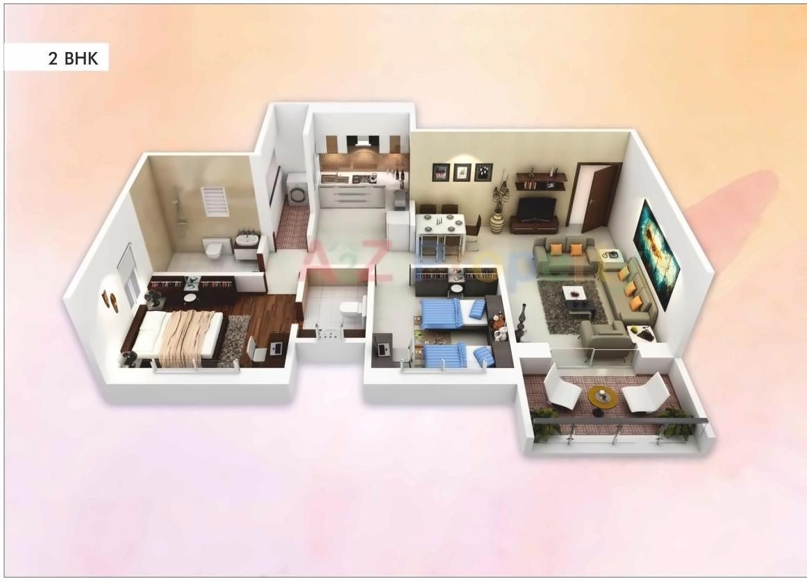 Layout of real estate project Sukhwani Coloronic located at Pimpri-chinchawad-m-corp, Pune, Maharashtra