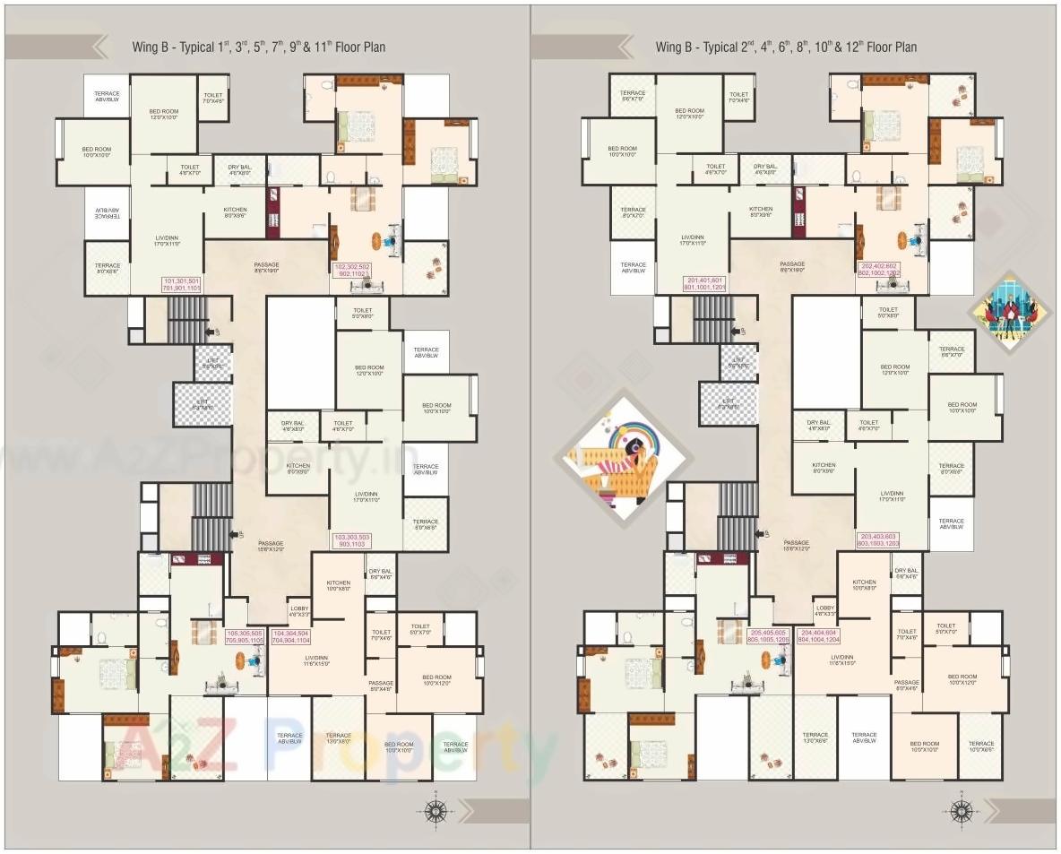 Layout of real estate project Sukhwani Gracia C, located at Sus, Pune, Maharashtra