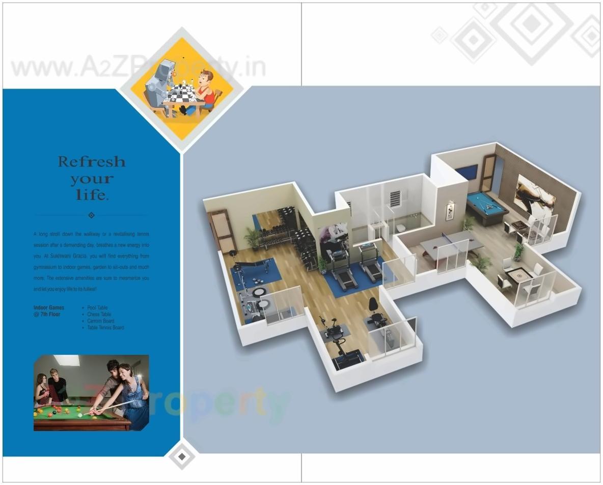 Layout of real estate project Sukhwani Gracia C, located at Sus, Pune, Maharashtra