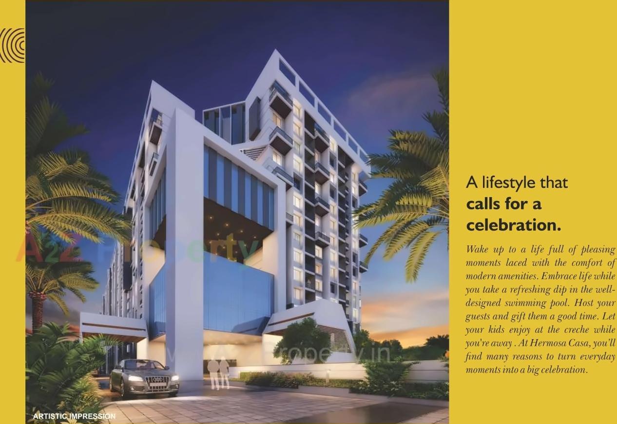 3D Elevation of real estate project Sukhwani Hermosa Casa located at Mundhawa, Pune, Maharashtra