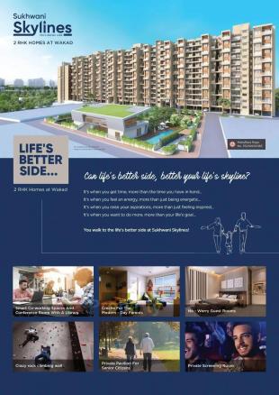 Elevation of real estate project Sukhwani Skylines located at Wakad, Pune, Maharashtra