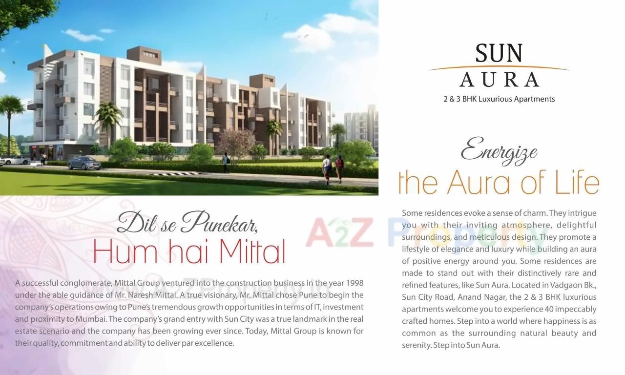  of real estate project Sun Aura located at Wadgaon-bk, Pune, Maharashtra