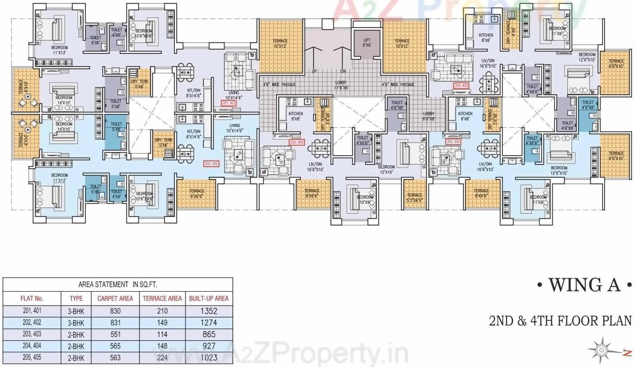 Layout of real estate project Sun Aura located at Wadgaon-bk, Pune, Maharashtra