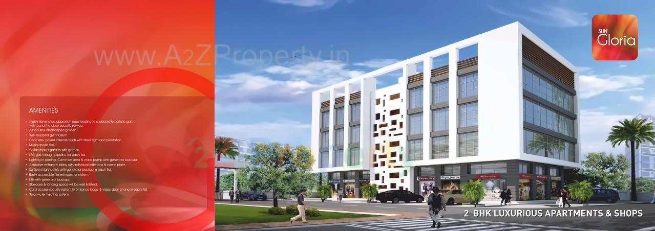 3D Elevation of real estate project Sun Gloria located at Ambegaon-bk, Pune, Maharashtra