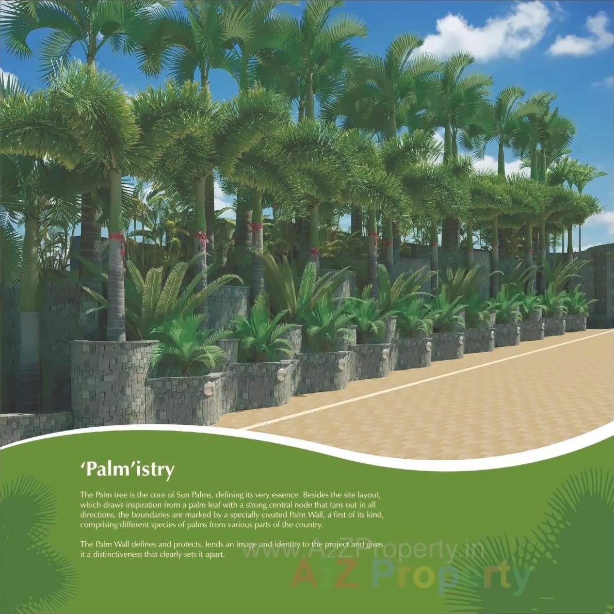 3D Elevation of real estate project Sun Palms located at Varsoli, Pune, Maharashtra