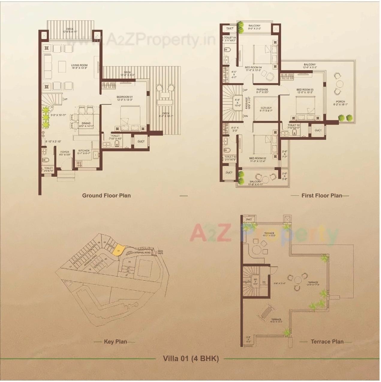 Layout of real estate project Sun Palms located at Varsoli, Pune, Maharashtra