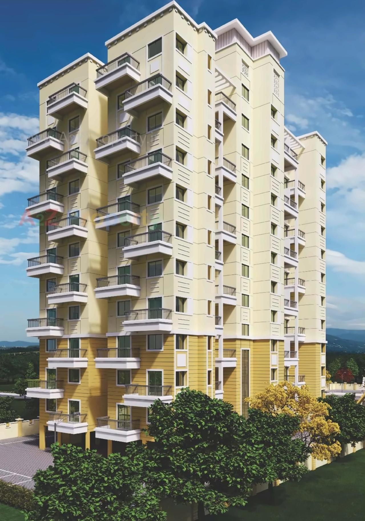 3D Elevation of real estate project Sunshine Hills located at Pisoli, Pune, Maharashtra