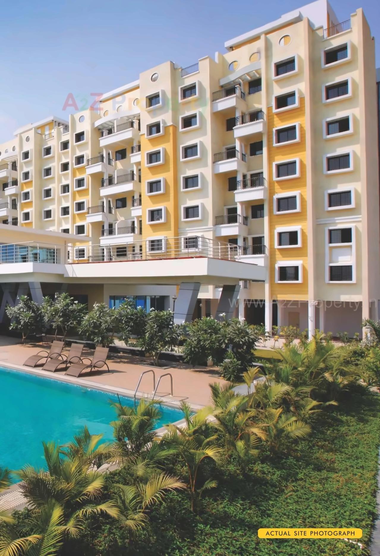 3D Elevation of real estate project Sunshine Hills located at Pisoli, Pune, Maharashtra