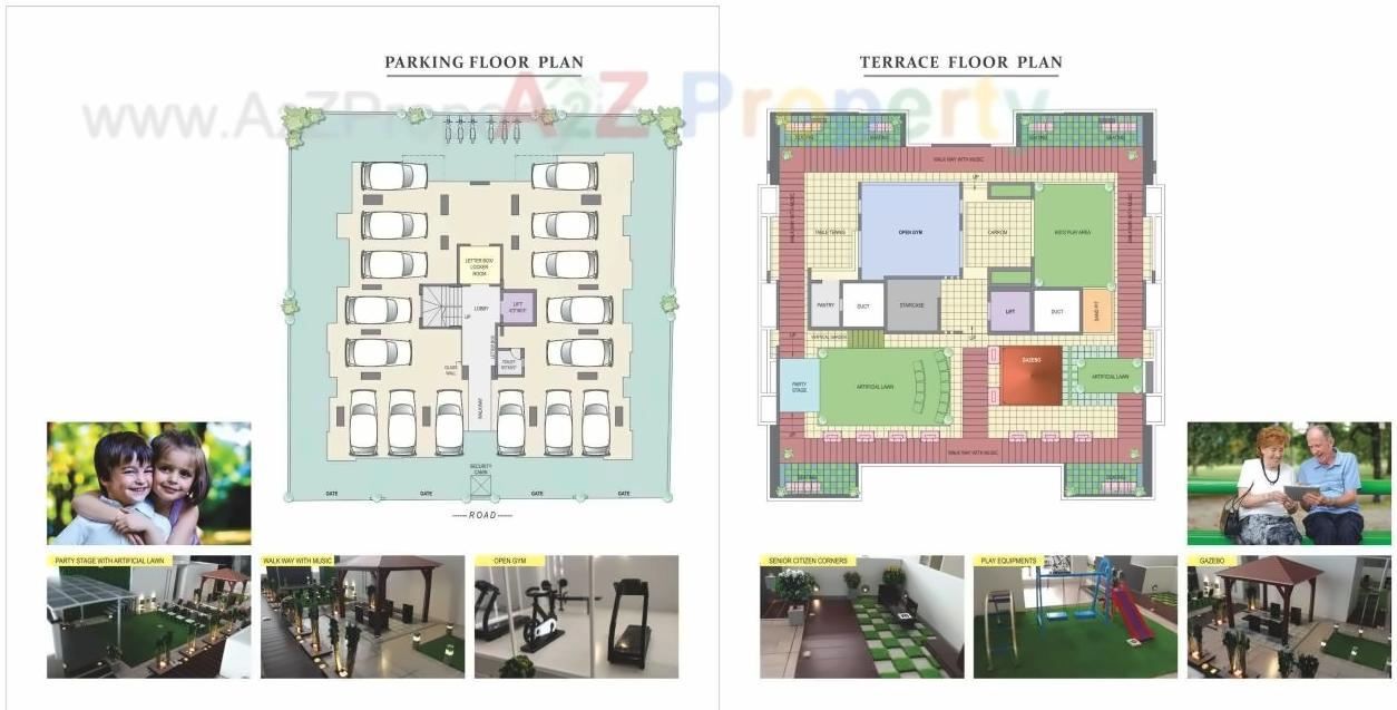 Layout of real estate project Sunshine Residency located at Pune-m-corp, Pune, Maharashtra