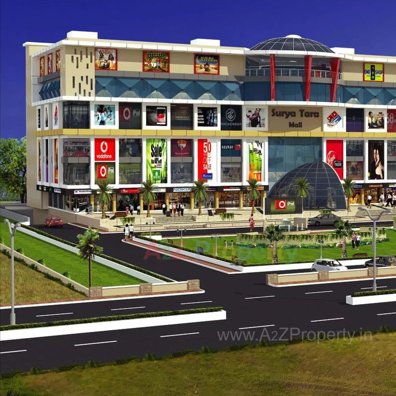 3D Elevation of real estate project Surya Tara Square Mall Llp located at Kadamwak-wasti, Pune, Maharashtra