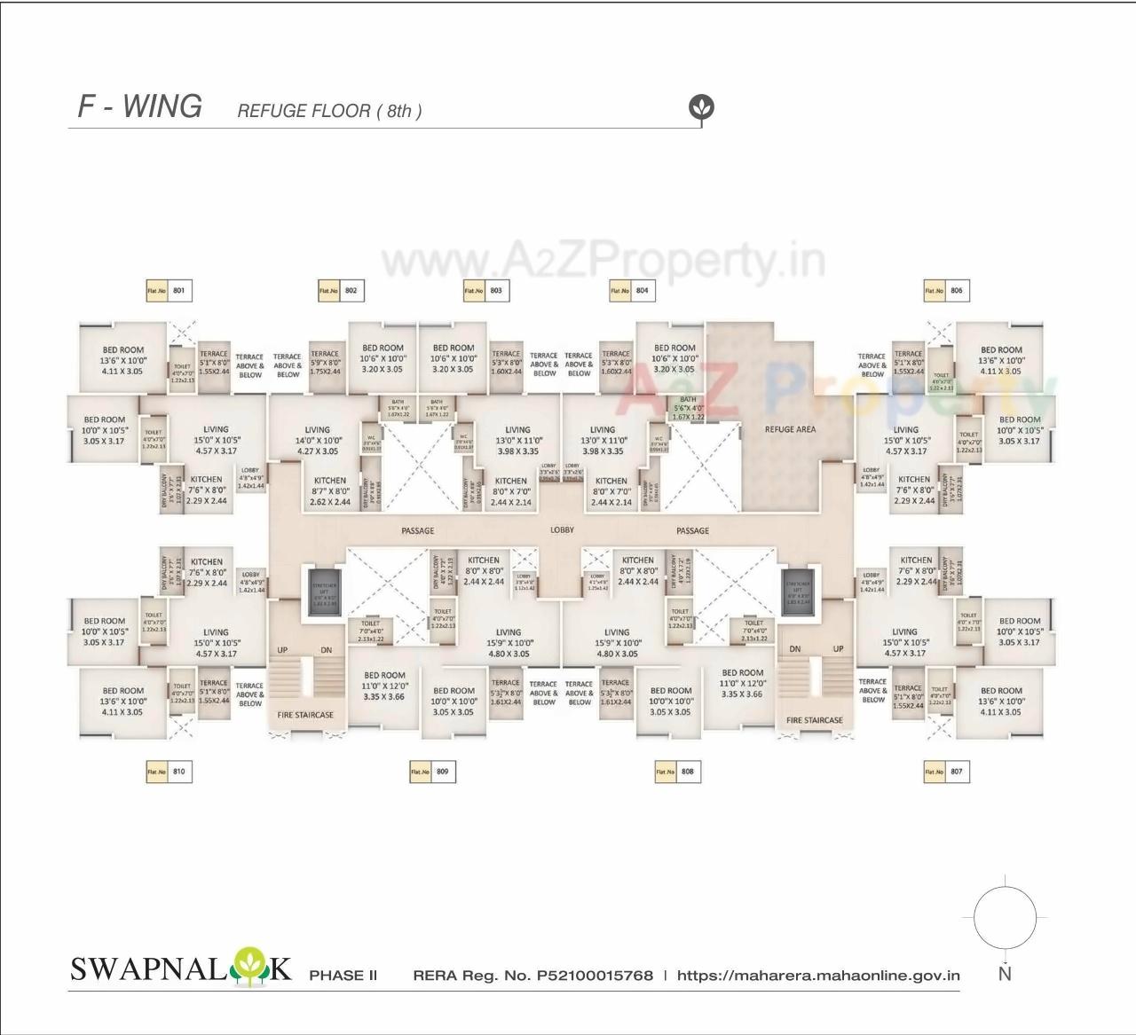 Layout of real estate project Swapnalok located at Pune-m-corp, Pune, Maharashtra