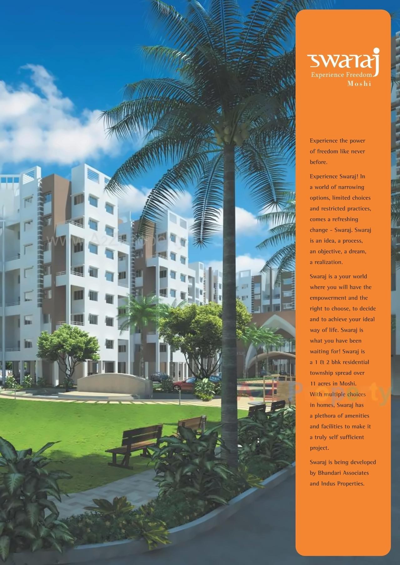 3D Elevation of real estate project Swaraj Tuv located at Pimpri-chinchawad-m-corp, Pune, Maharashtra