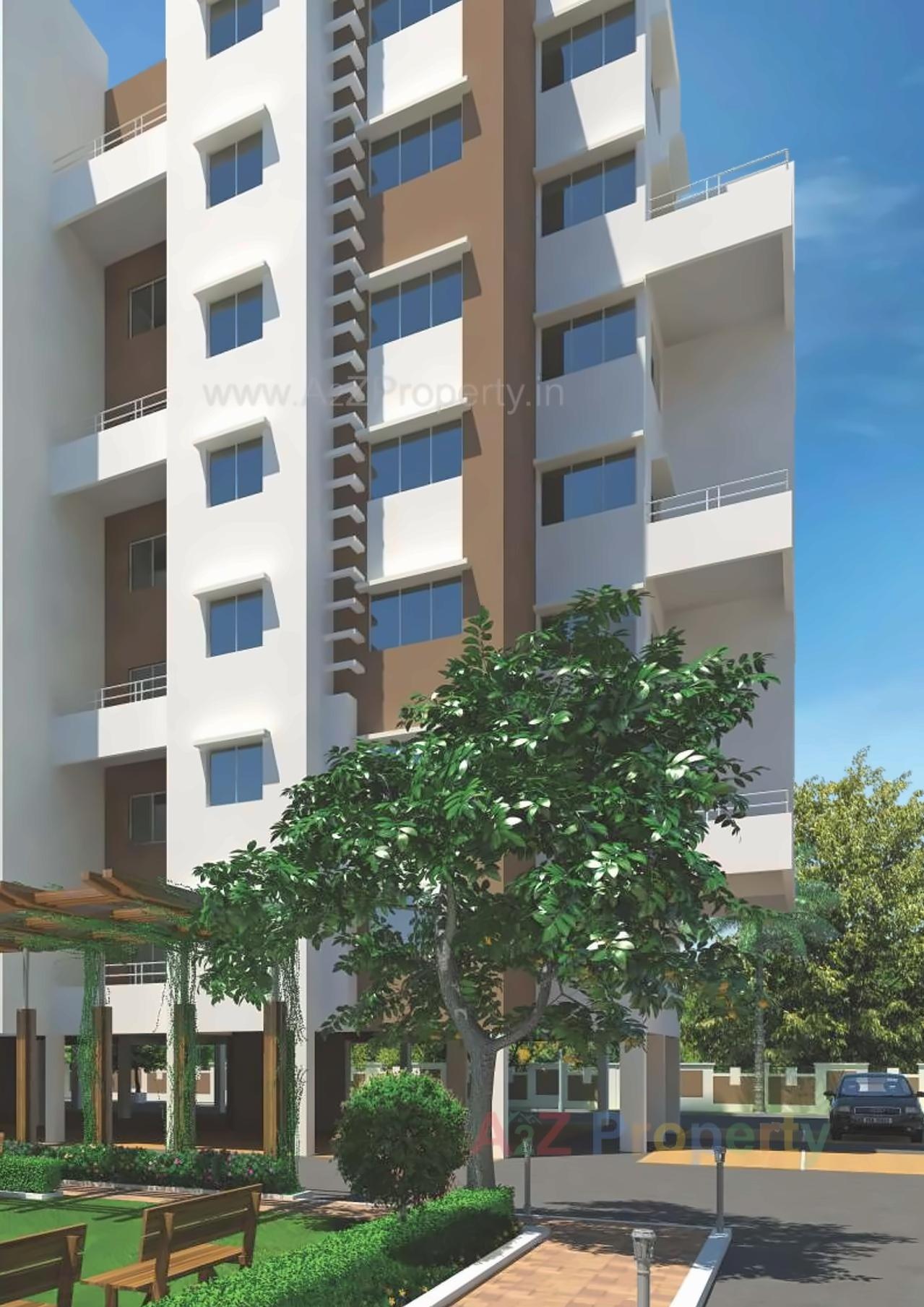 3D Elevation of real estate project Swaraj Tuv located at Pimpri-chinchawad-m-corp, Pune, Maharashtra