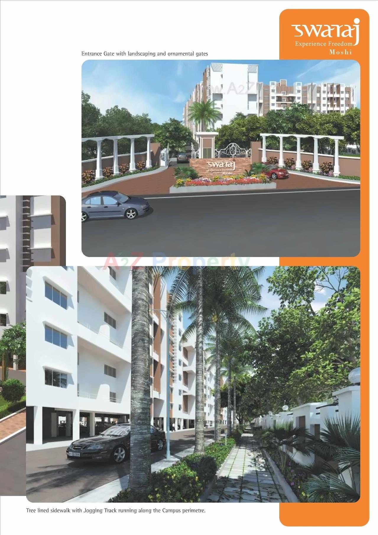 3D Elevation of real estate project Swaraj Tuv located at Pimpri-chinchawad-m-corp, Pune, Maharashtra