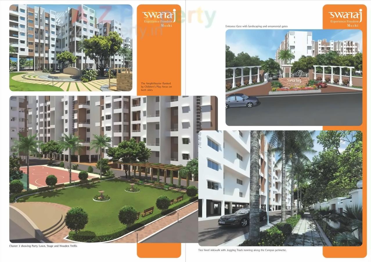 3D Elevation of real estate project Swaraj Tuv located at Pimpri-chinchawad-m-corp, Pune, Maharashtra