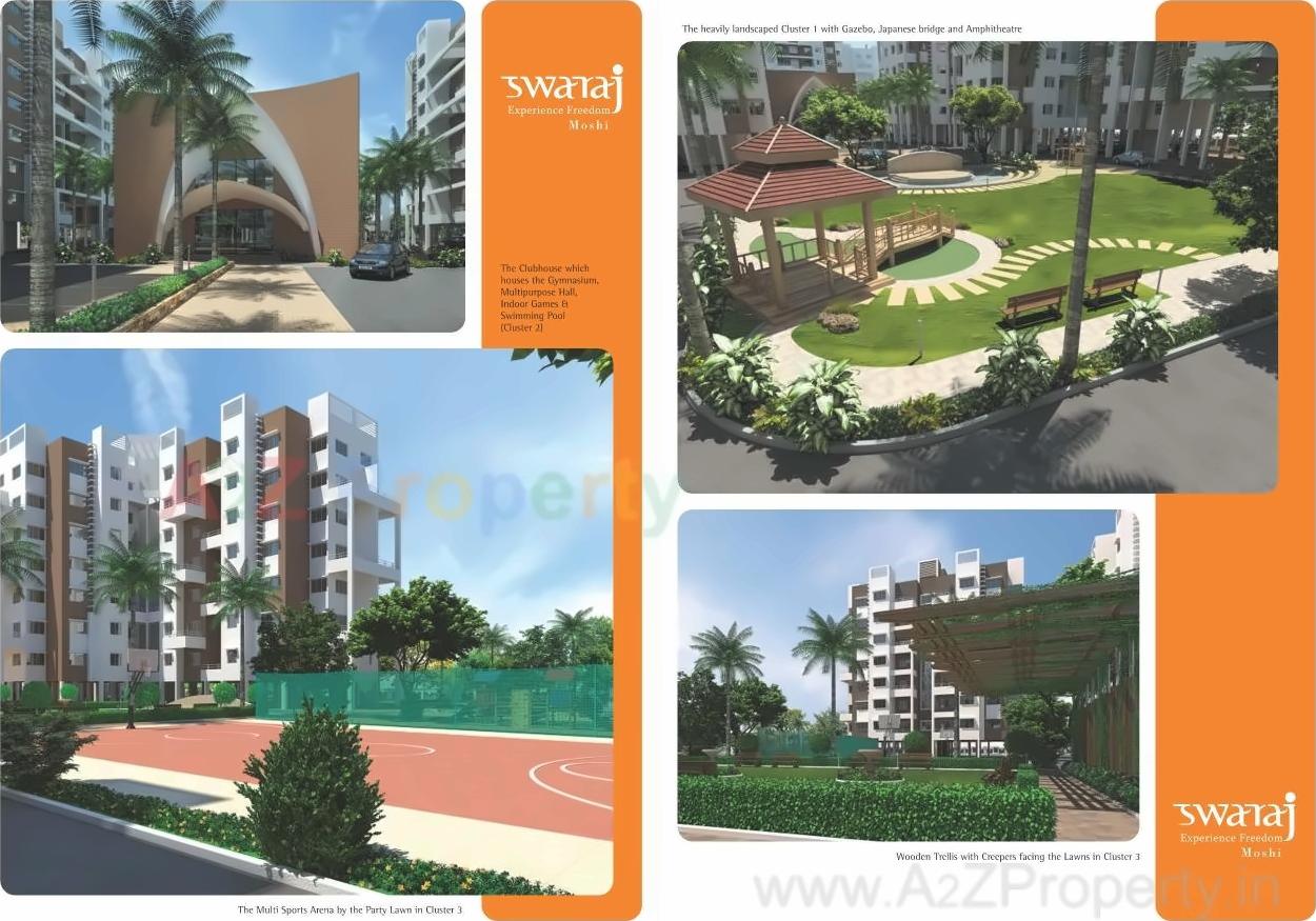 3D Elevation of real estate project Swaraj Tuv located at Pimpri-chinchawad-m-corp, Pune, Maharashtra