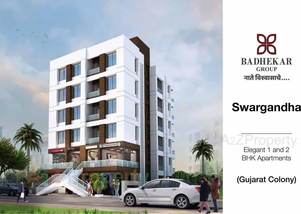 3D Elevation of real estate project Swargandh located at Kothrud, Pune, Maharashtra