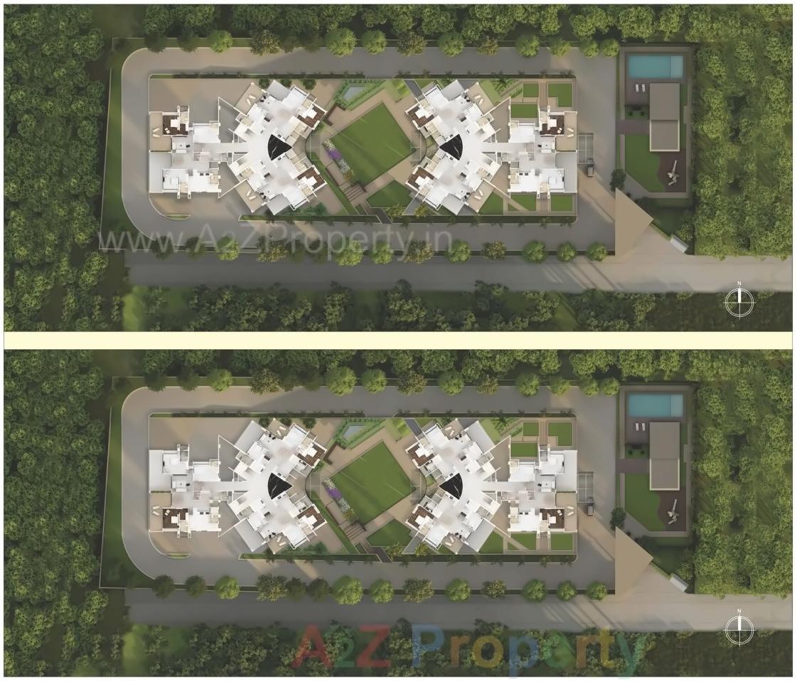 Layout of real estate project Swarnavilas located at Pashan, Pune, Maharashtra