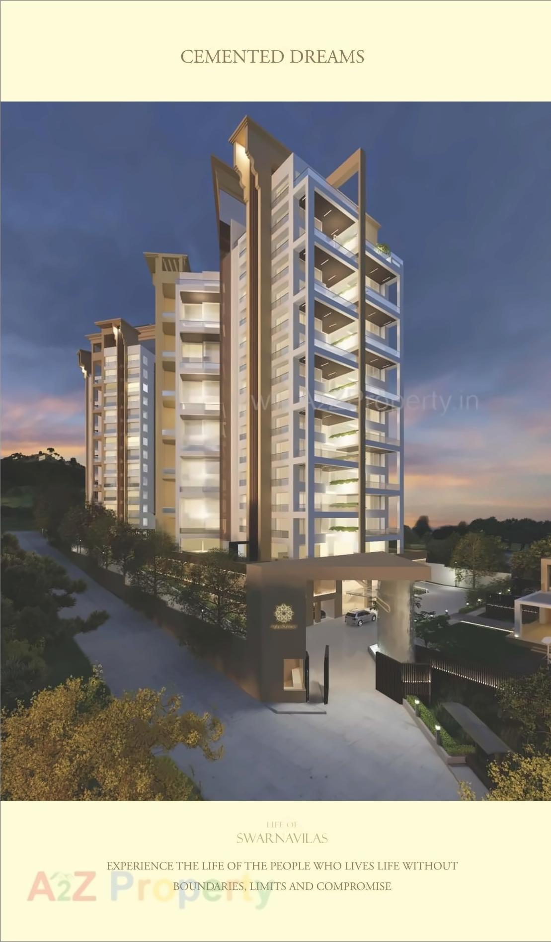 3D Elevation of real estate project Swarnavilas located at Pashan, Pune, Maharashtra