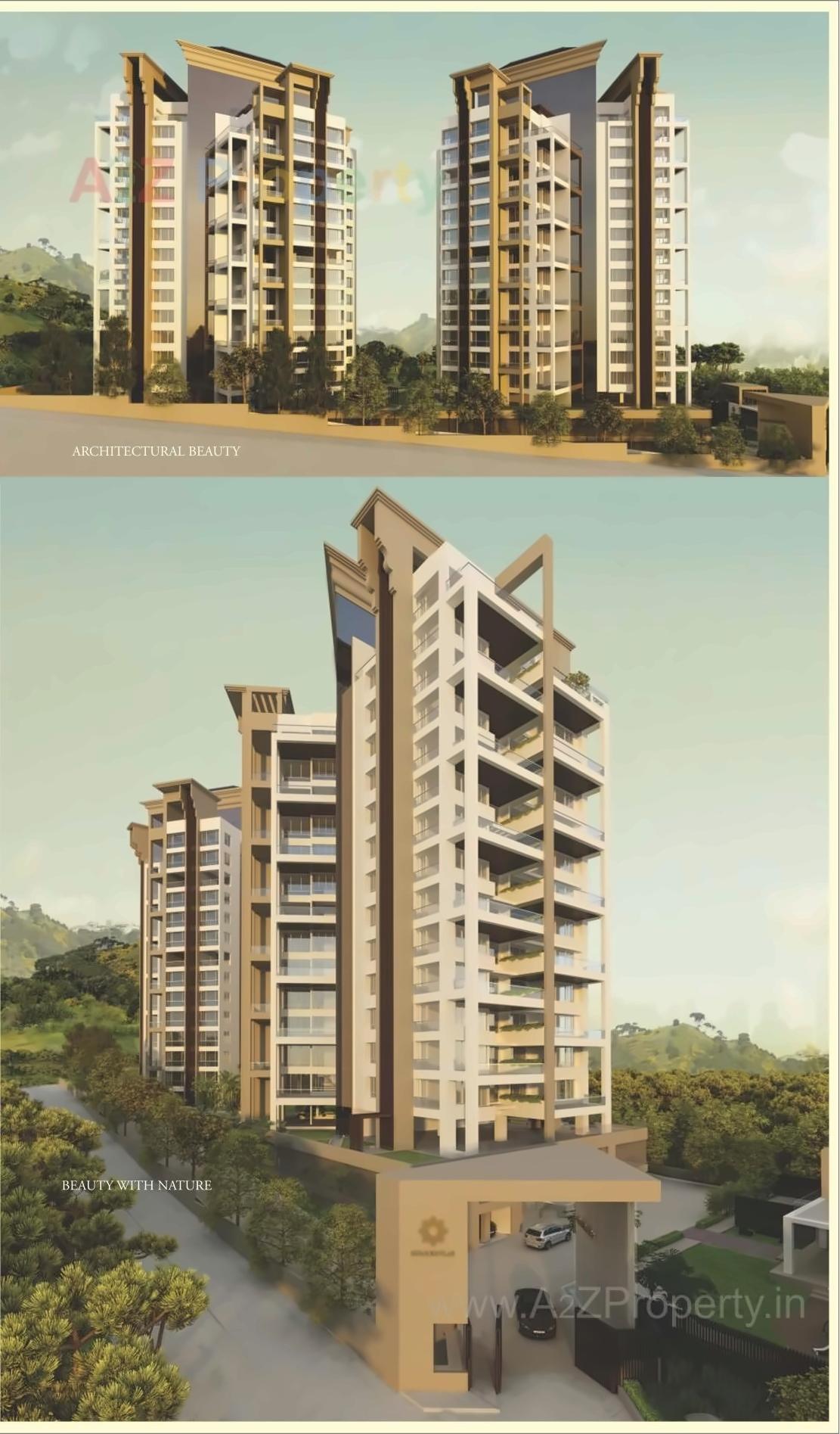 3D Elevation of real estate project Swarnavilas located at Pashan, Pune, Maharashtra