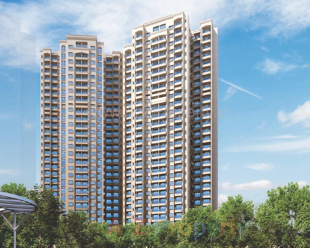 3D Elevation of real estate project T9 Chronos T10 Supremus Of Raheja Reserve Being S T7 T8 T9 T10 In Rv Premiere located at Mohammadwadi, Pune, Maharashtra