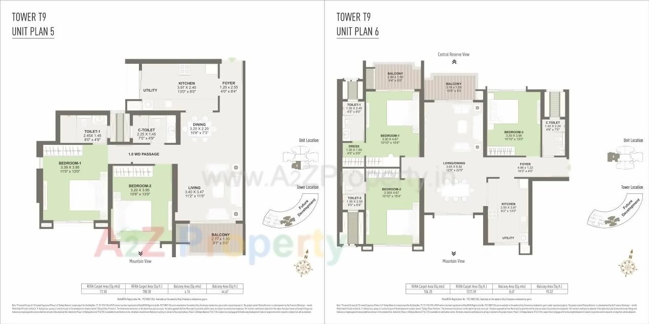 Layout of real estate project T9 Chronos T10 Supremus Of Raheja Reserve Being S T7 T8 T9 T10 In Rv Premiere located at Mohammadwadi, Pune, Maharashtra