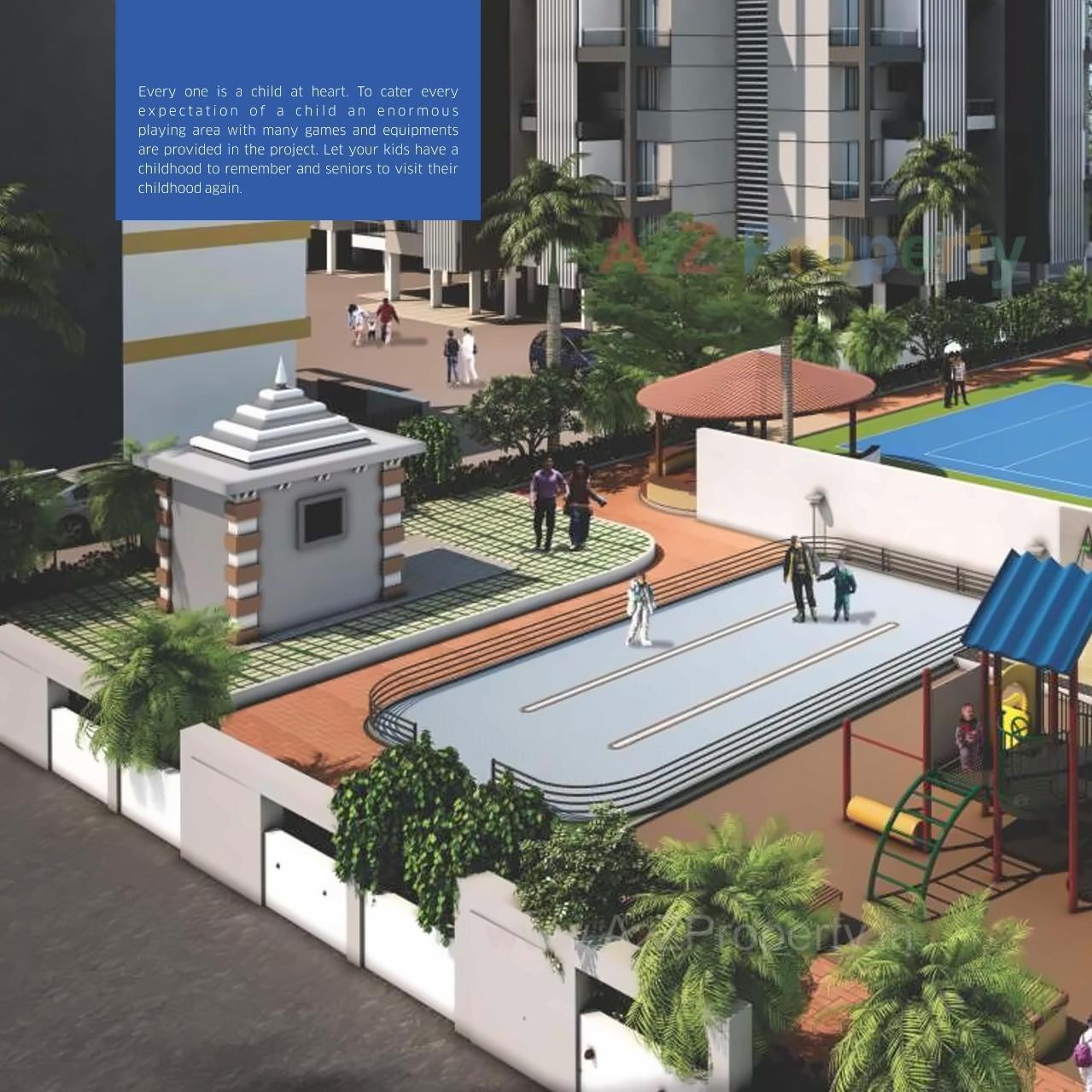 3D Elevation of real estate project Tanish Orchid located at Charholi, Pune, Maharashtra