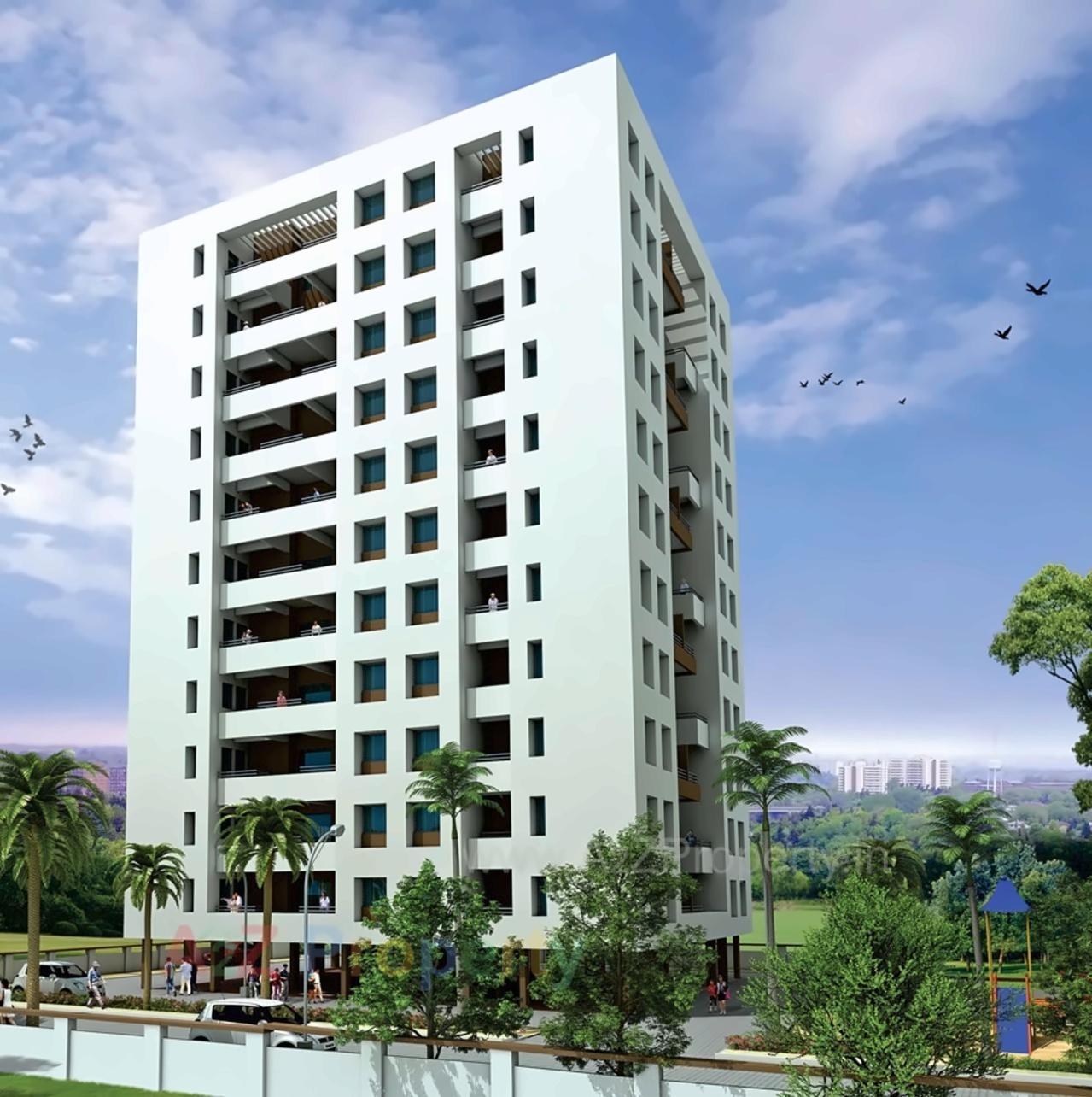 3D Elevation of real estate project Tara City located at Lonikalbhor, Pune, Maharashtra