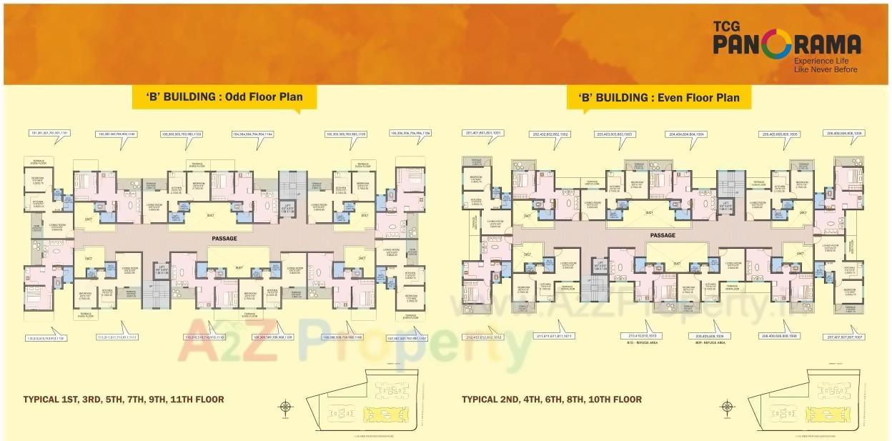 Layout of real estate project Tcg Panorama     C located at Ambegaon-bk, Pune, Maharashtra