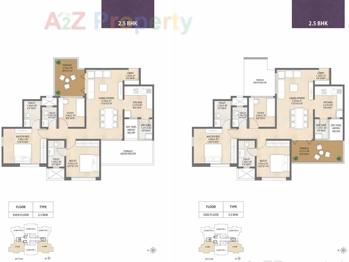 Layout of real estate project The Address located at Pune-m-corp, Pune, Maharashtra