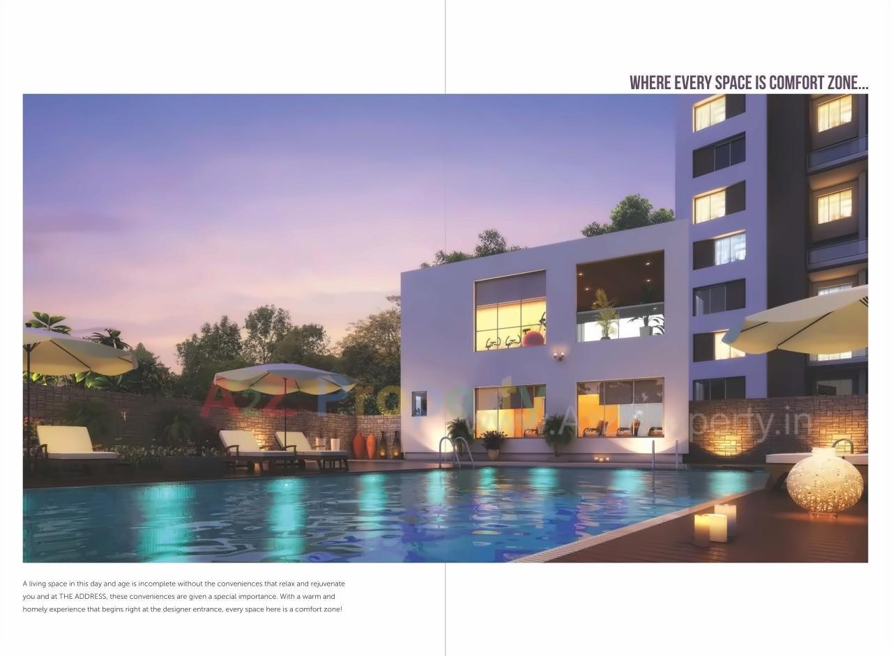 3D Elevation of real estate project The Address located at Pune-m-corp, Pune, Maharashtra