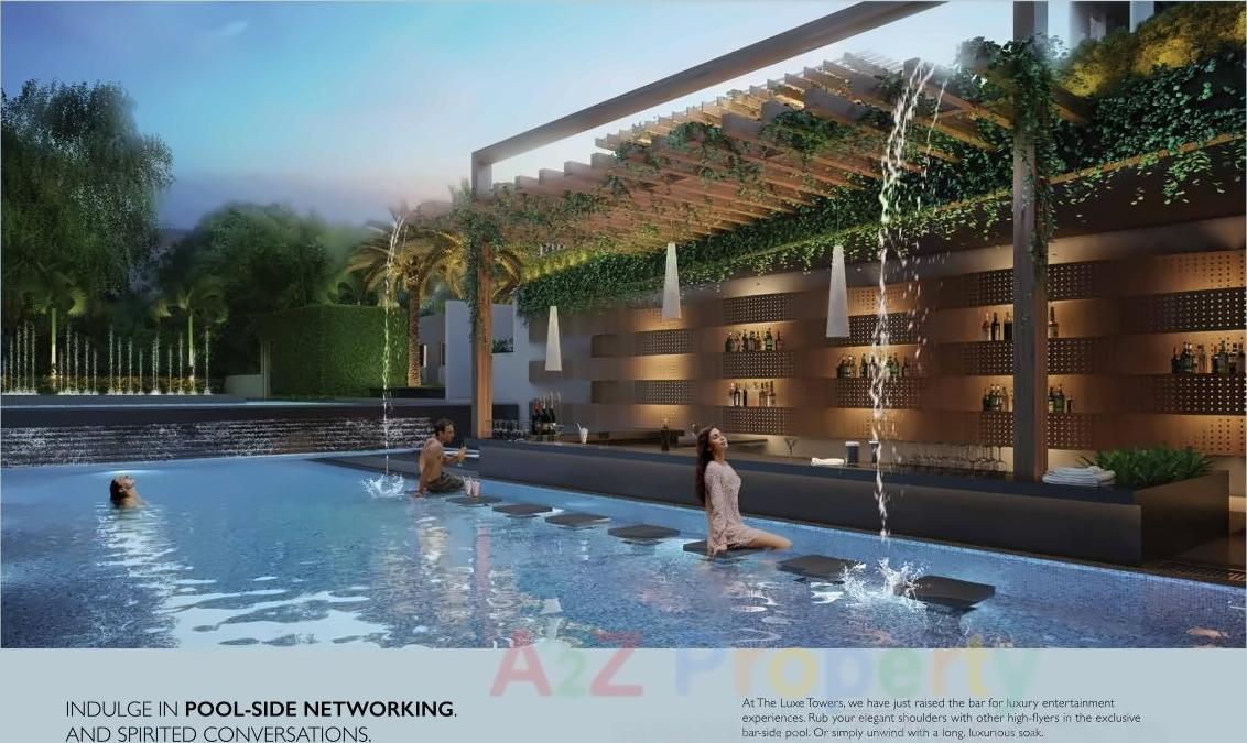 3D Elevation of real estate project The Luxe Towers   J located at Pune-m-corp, Pune, Maharashtra