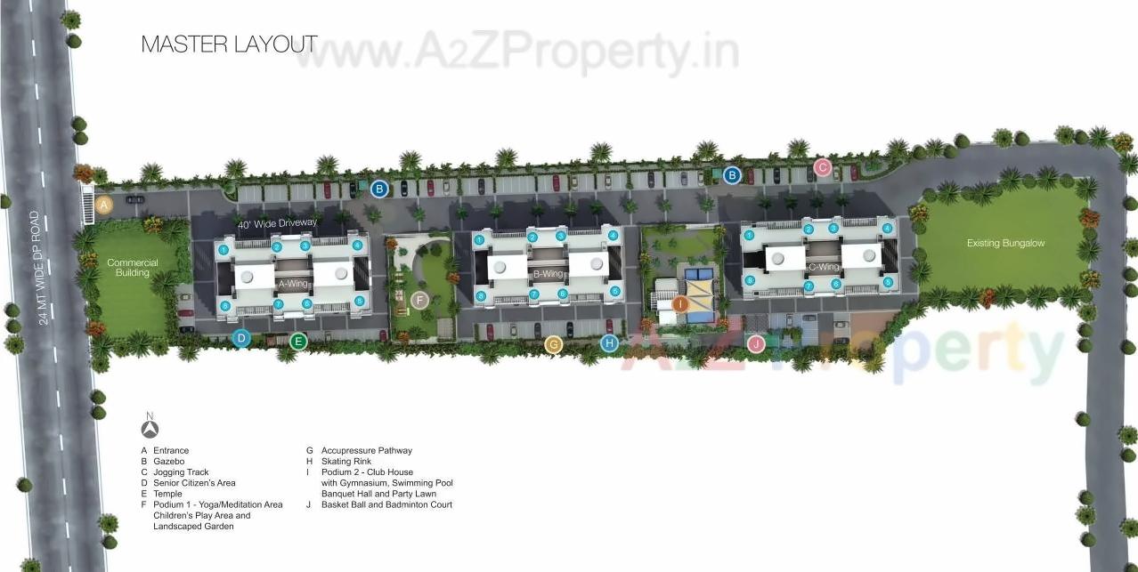 3D Elevation of real estate project The Nook located at Tathwade, Pune, Maharashtra
