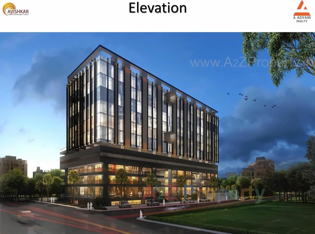 3D Elevation of real estate project The Platinum Towers located at Pune-m-corp, Pune, Maharashtra