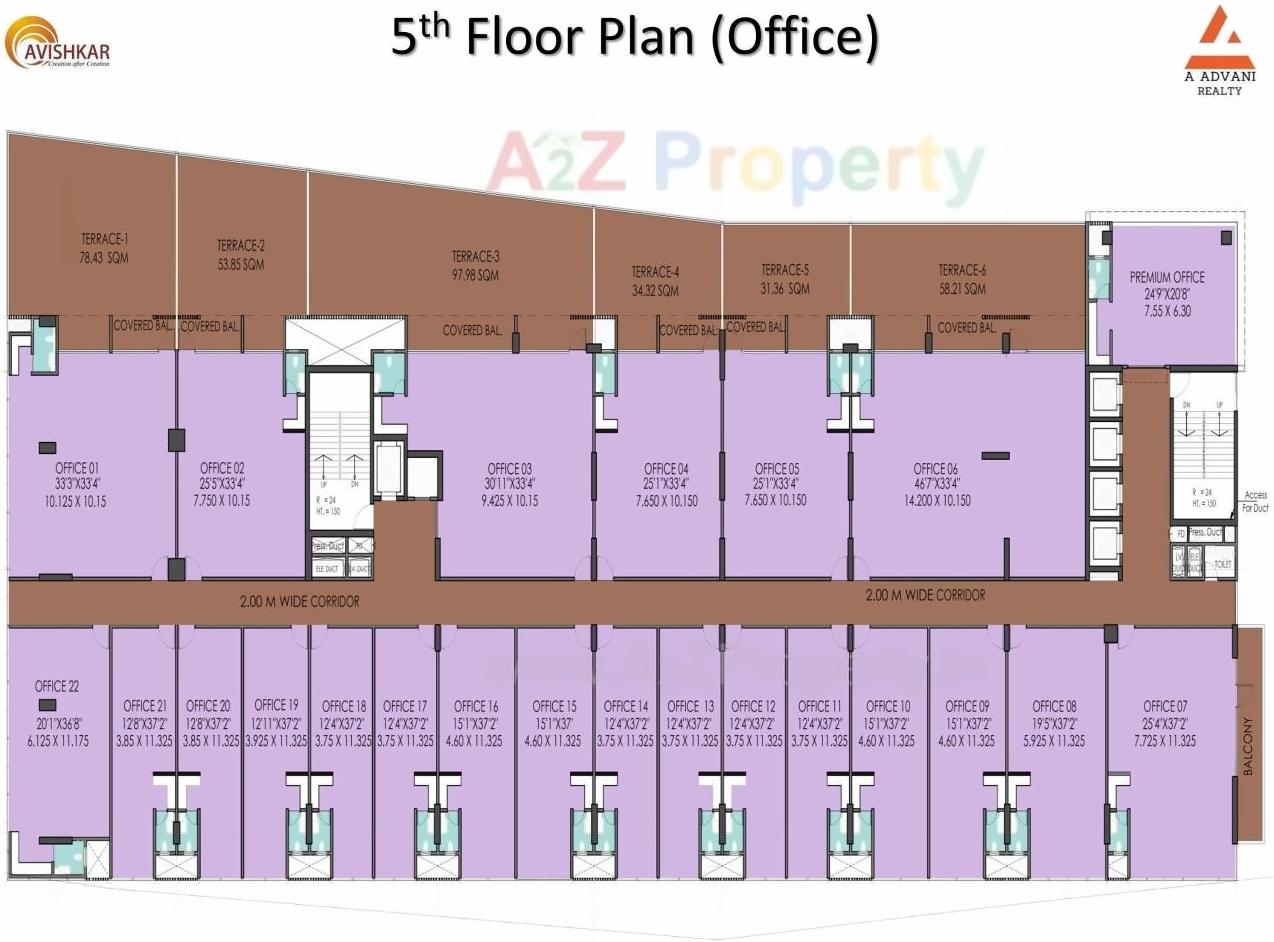 Layout of real estate project The Platinum Towers located at Pune-m-corp, Pune, Maharashtra
