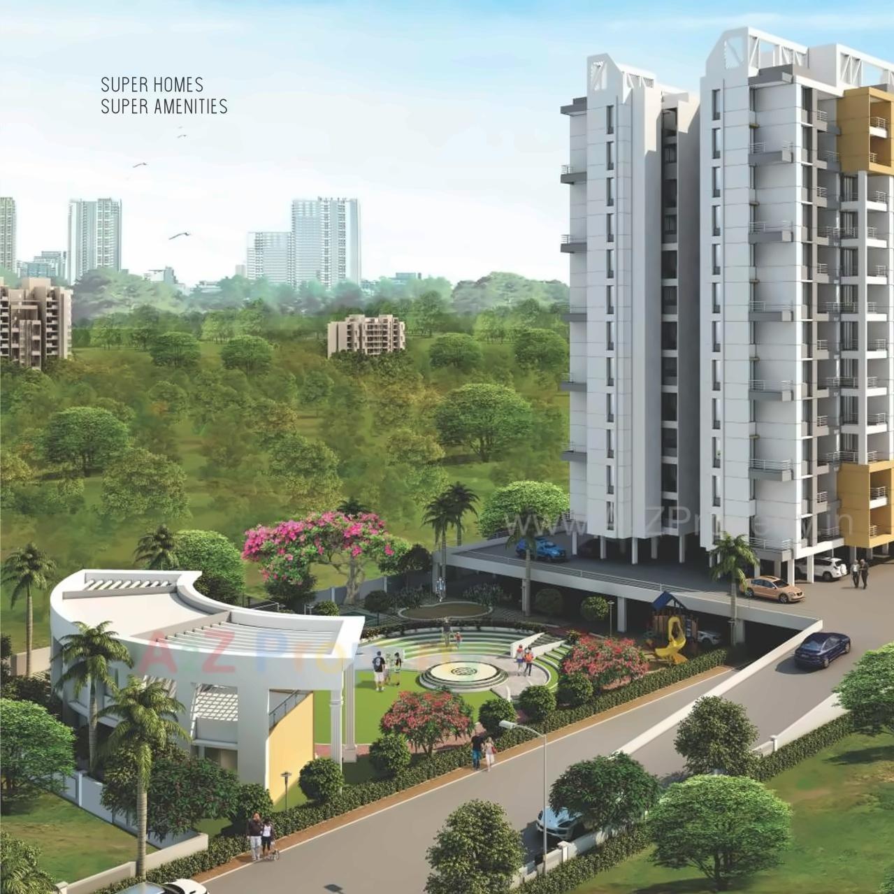 3D Elevation of real estate project The Skylark located at Pimpri-chinchawad-m-corp, Pune, Maharashtra
